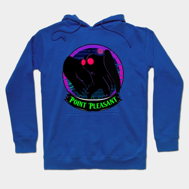 MOTHMAN  POINT PLEASANT Hoodie by theanomalius_merch